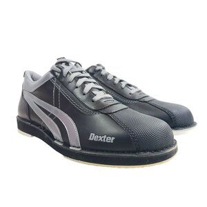 Dexter Mens Size 14 Bowling Shoes Black & Gray Leather